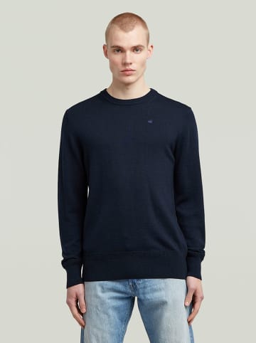 G-Star Wollpullover in Dunkelblau
