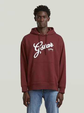 G-Star Bluza w kolorze bordowym