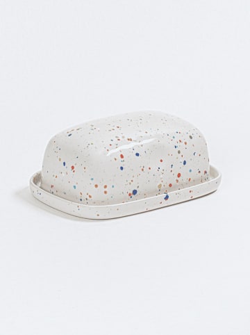 Butterdose ''New Party'' in Weiß - (B)19 x (H)7,5 x (T)13 cm