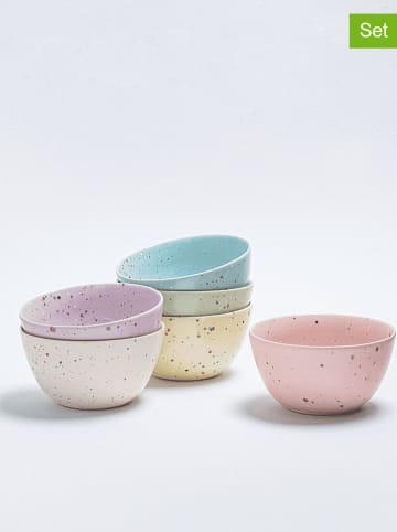Egg Back Home 6-delige set: kommen ''New Party'' meerkleurig - Ø 16 cm