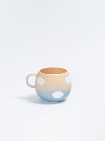 Egg Back Home Jumbotasse ''Cloud'' in Orange/ Hellblau - 500 ml