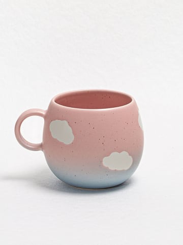 Egg Back Home Kubek jumbo "Cloud Sunset" w kolorze jasnoróżowo-błękitnym - 500 ml