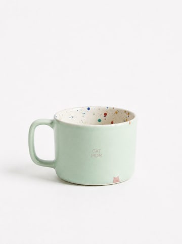 Egg Back Home Mok ''Breeze Party - Cat Mom'' groen - 450 ml