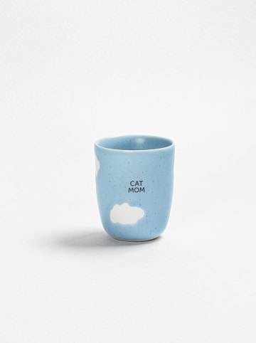 Egg Back Home Kubek ''Cloud - Cat Mom" w kolorze błękitnym - 220 ml