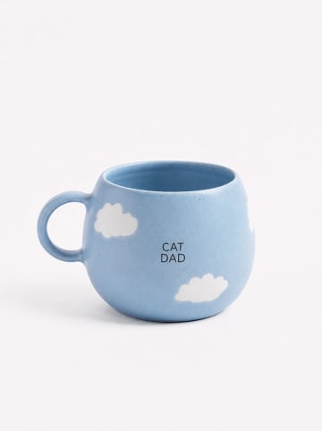 Egg Back Home Jumbotasse ''Cloud - Cat Dad''  in Hellblau - 500 ml