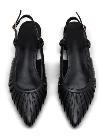 C'M Slingballerinas in Schwarz
