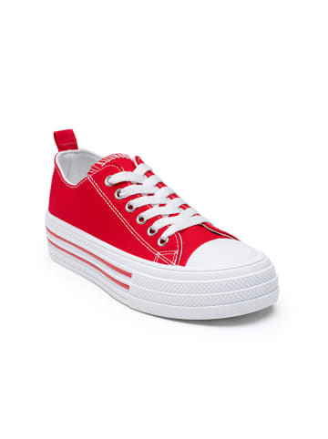Foreverfolie Sneakersy w kolorze czerwonym