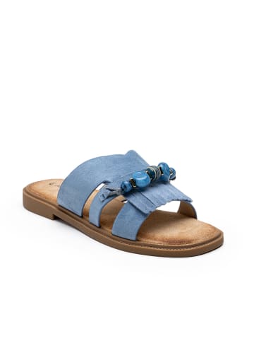 Foreverfolie Pantoletten in Hellblau