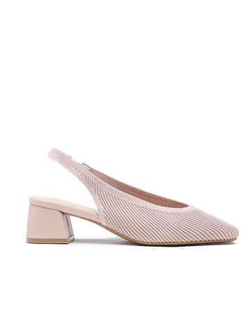 Foreverfolie Slingpumps in Rosa