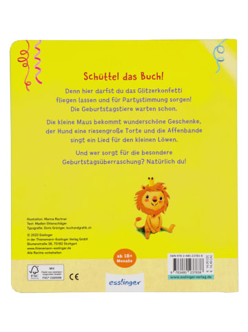 Esslinger Kinderbuch "Schüttel kräftig, schüttel fest, wir feiern ein Geburtstagsfest!"