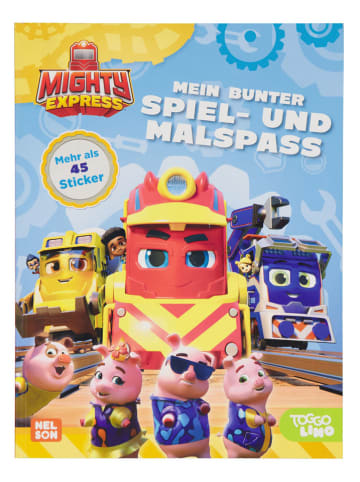 Nelson Malbuch "Mighty Express: Mein bunter Spiel- und Malspaß"