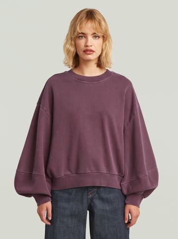 G-Star Sweatshirt in Pflaume