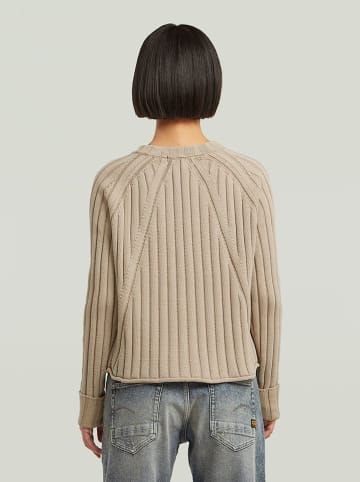 G-Star Sweter w kolorze beżowym