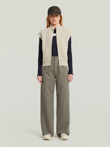 G-Star Woll-Strickweste beige