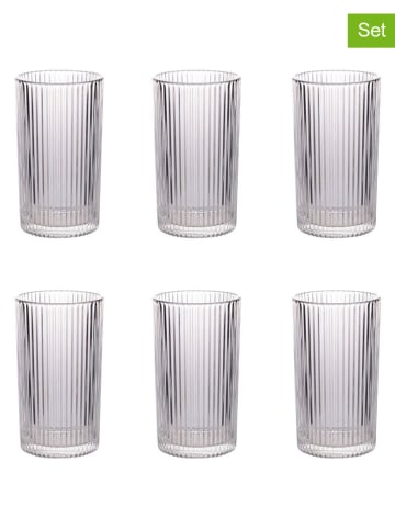 Villa d´Este 6-delige set: glazen ''Cylinder'' - 405 ml