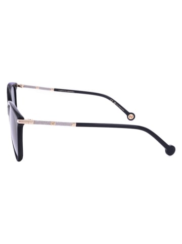 Carolina Herrera Damen-Sonnenbrille in Schwarz/ Dunkelblau