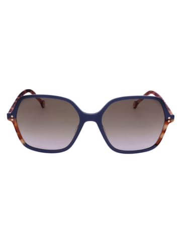 Carolina Herrera Dameszonnebril donkerblauw/lichtbruin