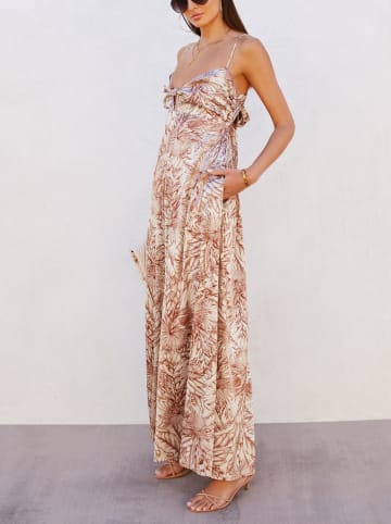 LA Angels Jumpsuit in Beige