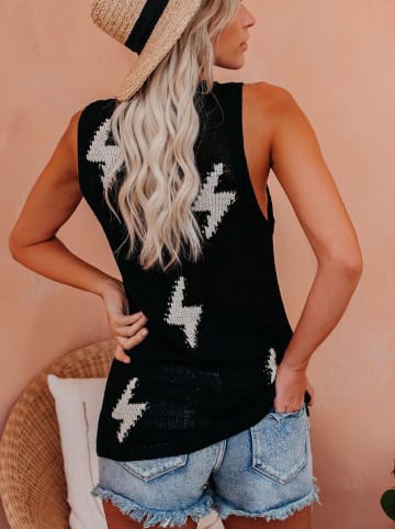 LA Angels Gebreide top zwart