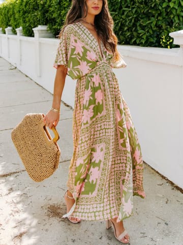 LA Angels Kleid in Rosa/ Khaki