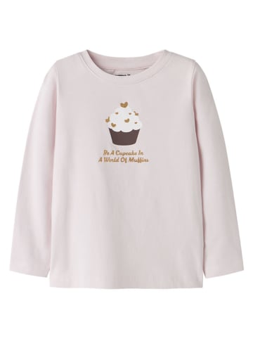 name it 2er-Set: Longsleeves "Katelin" in Creme/ Braun