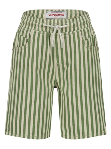Vingino Shorts in Beige/ Grün