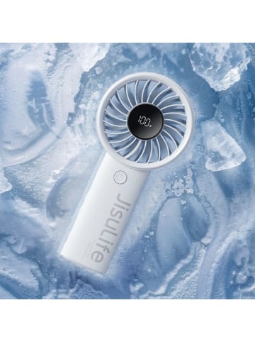 JisuLife Handventilator ''Handheld Fan 4'' grijs - (B)8,3 x (H)17,3 x (D)4,2 cm