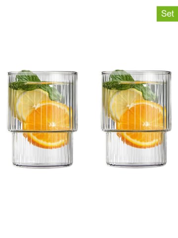 Vialli Design 2-delige set: drinkglazen "Livio" - 350 ml