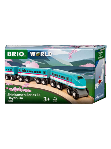 Brio Pociąg "Trains of the World: Shinkansen Series E5 Hayabusa Zug" - 3+