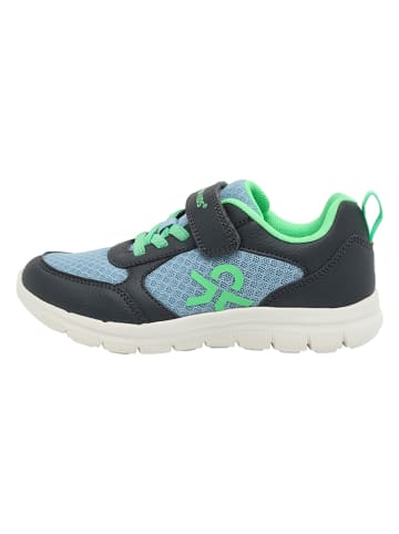 Color Kids Sneakers in Hellblau/ Schwarz
