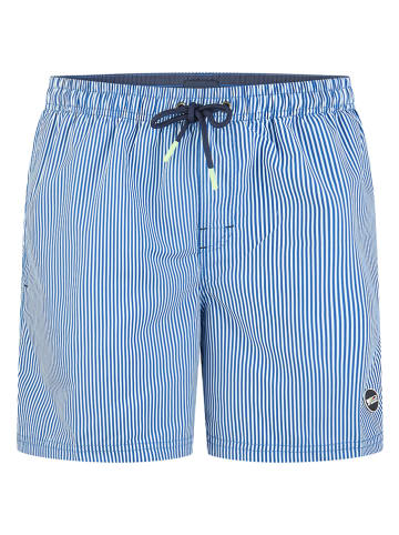 Happy Shorts Badeshorts in Blau/ Weiß