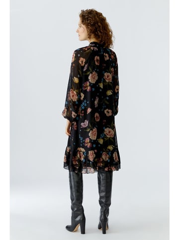 Oui Kleid in Schwarz/ Bunt