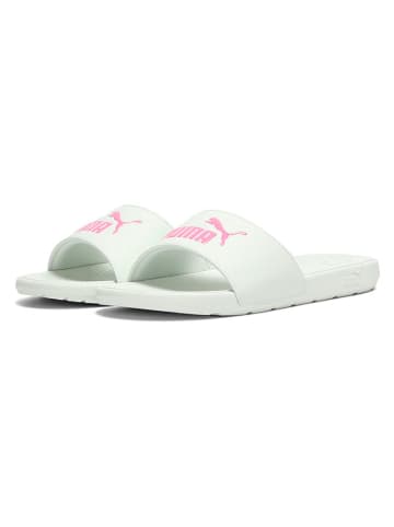 Puma Slippers "Cool Cat 2.0" wit/lichtroze