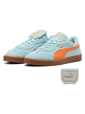 Puma Leren sneakers "Club Azura SD" turquoise/oranje
