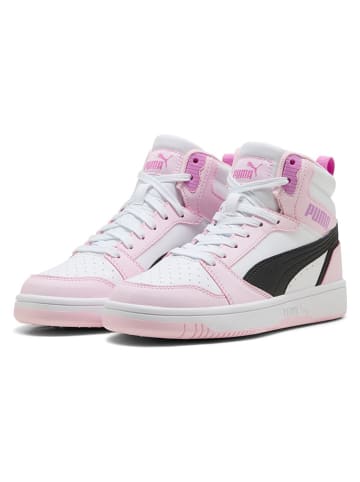 Puma Sneakers "Rebound V6 Mid" in Rosa/ Weiß