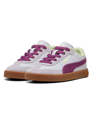 Puma Skórzane sneakersy "Club II Era Summer" w kolorze fioletowym