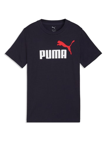 Puma Koszulka "ESS 2" w kolorze granatowym