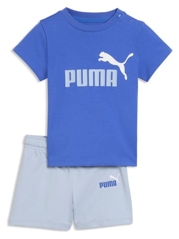 Puma 2tlg. Outfit "MINICATS ESS" in Hellblau/ Blau