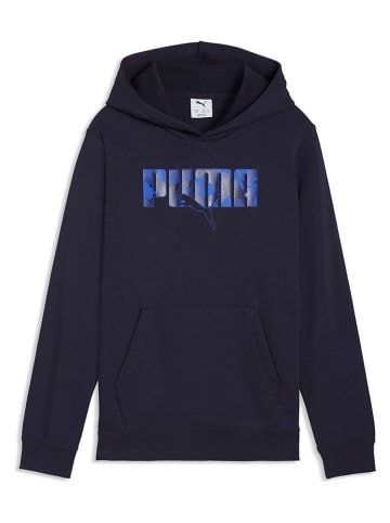 Puma Hoodie "ESS LOGO LAB Story 2" in Dunkelblau