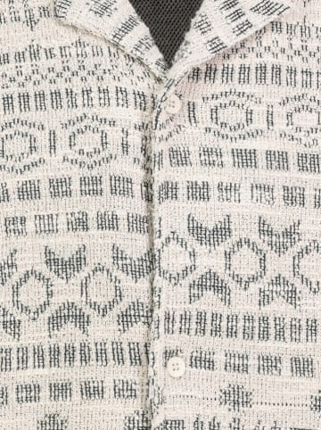Eight2Nine Hemd in Beige/ Grau