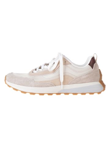 Leder-Sneakers "Maxi 1M" in Grau/ Creme