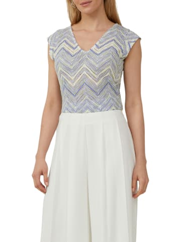 s.Oliver Shirt in Blau/ Hellblau