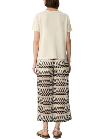 s.Oliver Hose in Beige/ Schwarz
