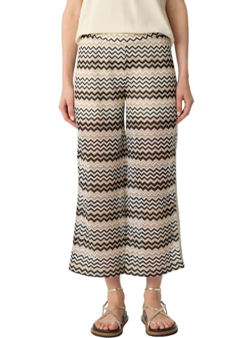 s.Oliver Hose in Beige/ Schwarz