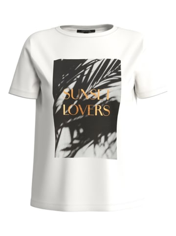 s.Oliver Shirt in Weiß/ Schwarz