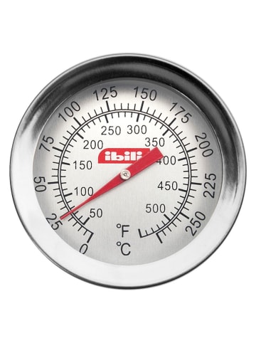 Ibili 2er-Set: Lebensmittelthermometer in Silber