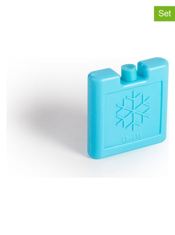 Ibili 3-delige set: koelelementen lichtblauw - (B)8 x (H)8 x (D)6 cm - 2x 3 stukken