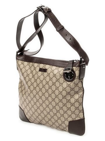 Gucci Torebka w kolorze beżowo-brązowym - 35 x 31 x 5 cm