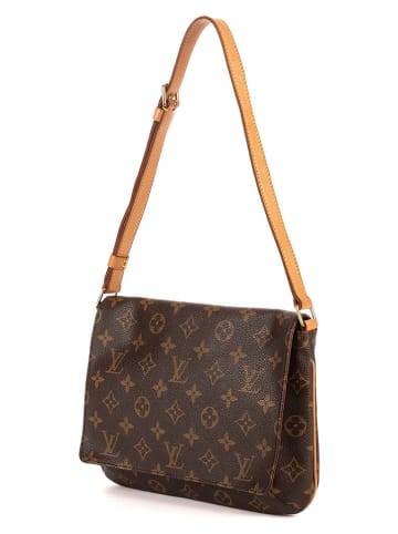 Louis Vuitton Torebka "Musette Tango" w kolorze brązowym - 25 x 19 x 3 cm