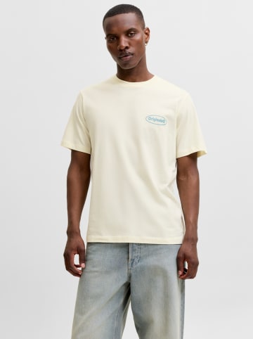 Jack & Jones Koszulka "Riviera" w kolorze kremowym